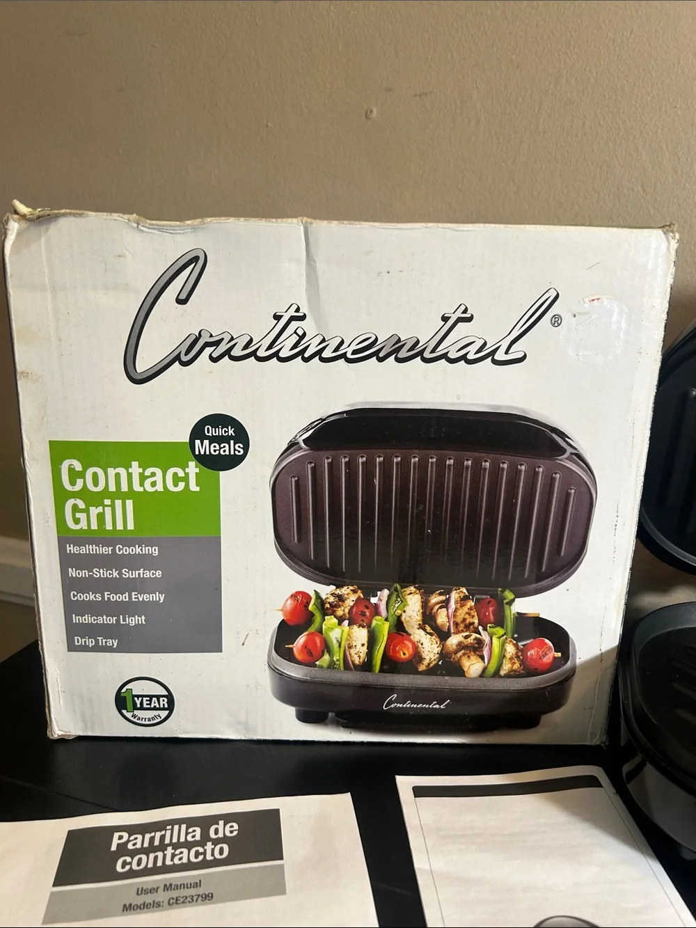 Continental Electric Contact Grill (Model CE23799)